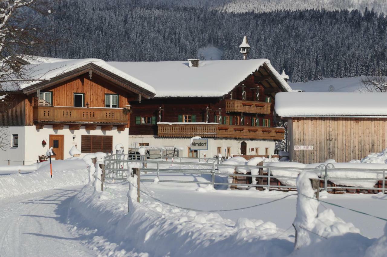Biobauernhof Jagglhof Apartment Saalfelden Luaran gambar